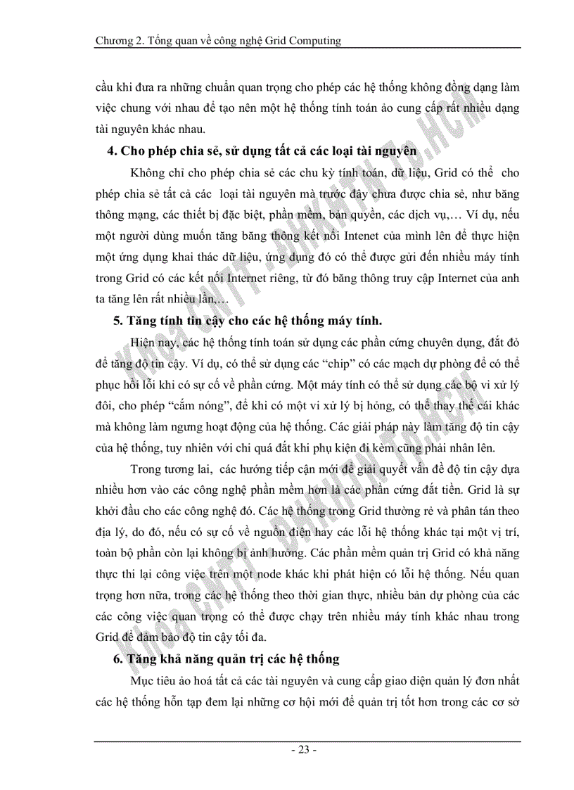 image for page Tìm hiểu công nghệ grid computing và ứng dụng thử nghiệm trong bài toán quản trị