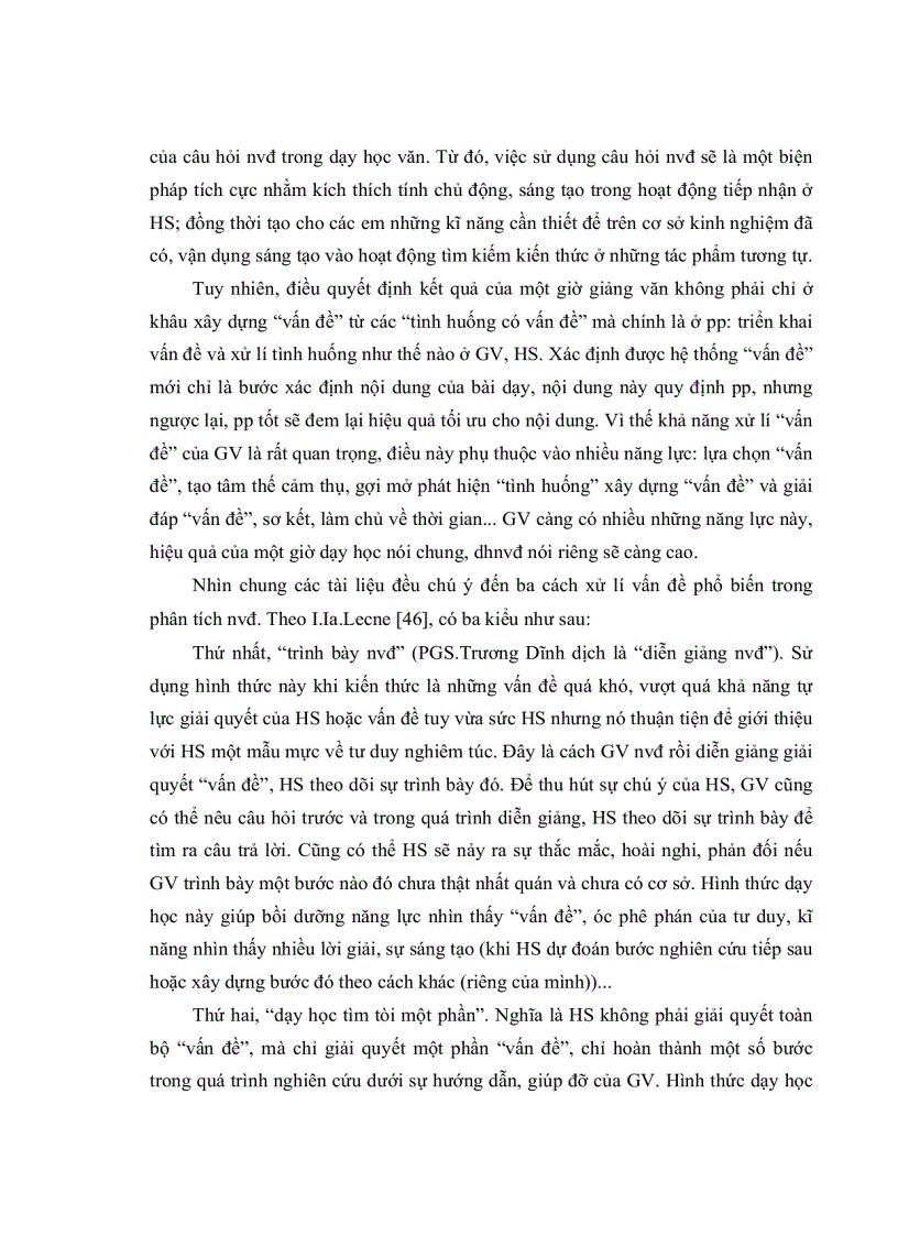 image for page Vận dụng phương pháp nêu vấn đề vào dạy học một số bài thơ trữ tình ở lớp 11 trường trung học phổ thông