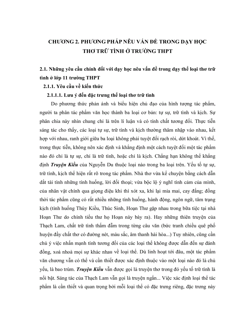 image for page Vận dụng phương pháp nêu vấn đề vào dạy học một số bài thơ trữ tình ở lớp 11 trường trung học phổ thông