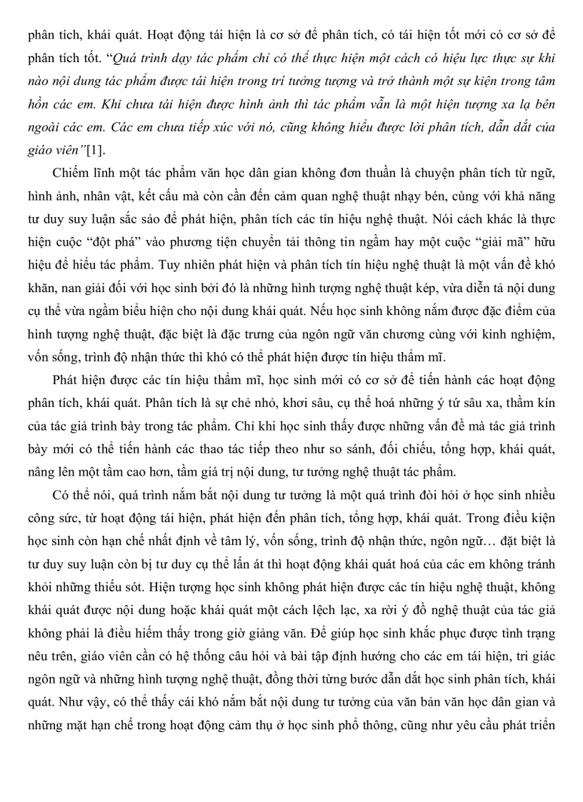 image for page Phát huy tính tích cực của học sinh qua hệ thống câu hỏi bài tập trong phần văn học dân gian sách giáo khoa lớp 10