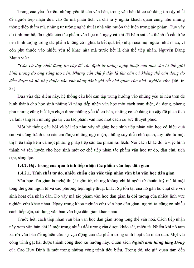 image for page Phát huy tính tích cực của học sinh qua hệ thống câu hỏi bài tập trong phần văn học dân gian sách giáo khoa lớp 10