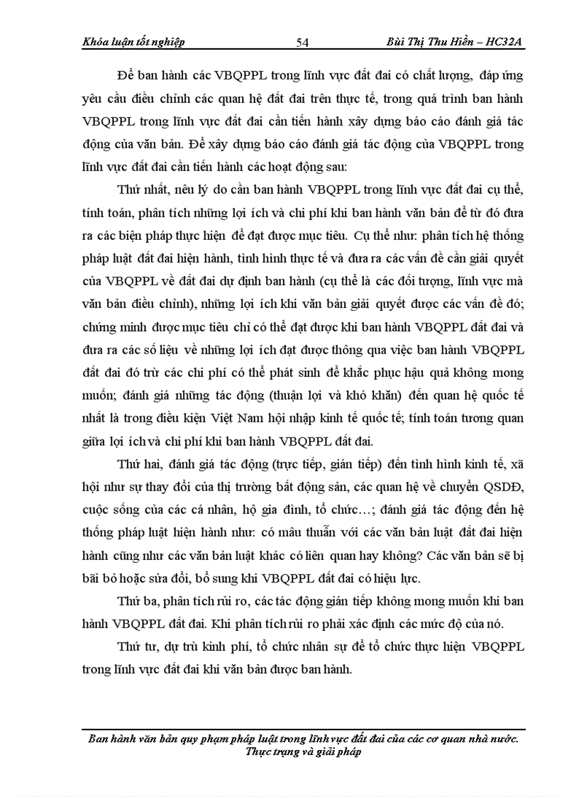 image for page Ban hành văn bản quy phạm pháp luật trong lĩnh vực đất đai Thực trạng và giải pháp