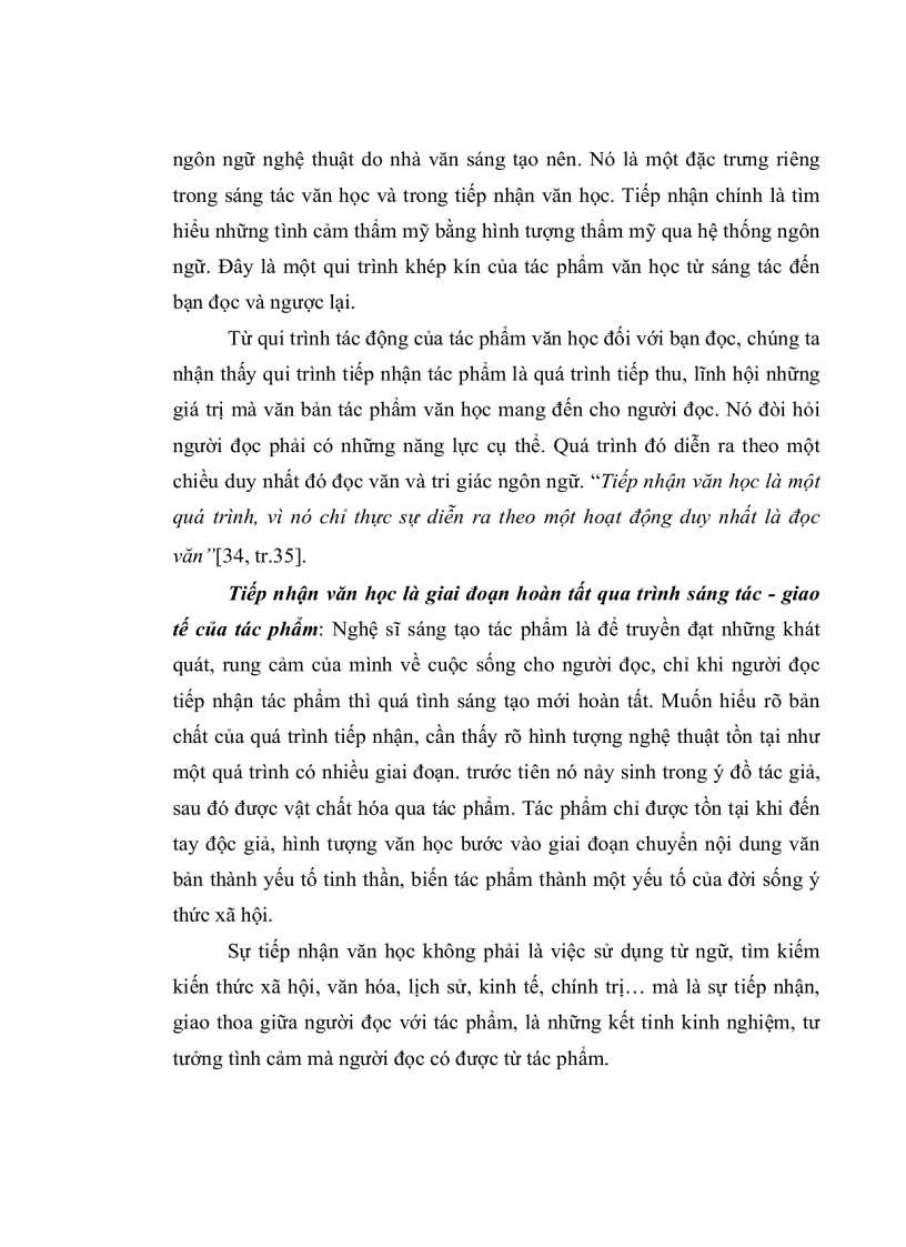 image for page Từ lý thuyết tiếp nhận đến việc giảng dạy tác phẩm văn chương ở trường phổ thông ứng dụng dạy tác phẩm thơ việt nam hiện đại ở sgk các lớp thpt