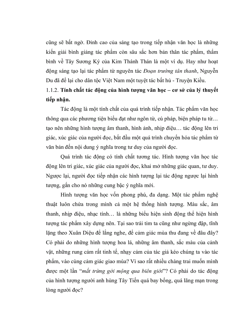 image for page Từ lý thuyết tiếp nhận đến việc giảng dạy tác phẩm văn chương ở trường phổ thông ứng dụng dạy tác phẩm thơ việt nam hiện đại ở sgk các lớp thpt