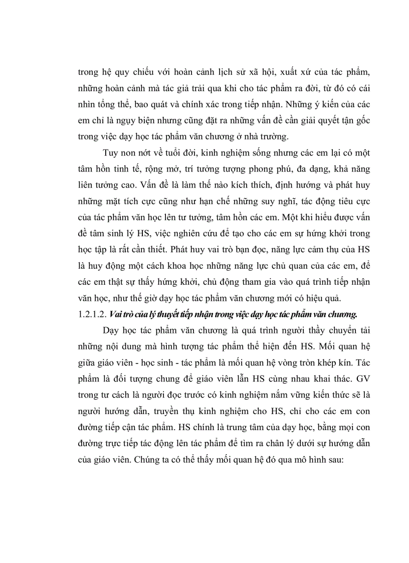 image for page Từ lý thuyết tiếp nhận đến việc giảng dạy tác phẩm văn chương ở trường phổ thông ứng dụng dạy tác phẩm thơ việt nam hiện đại ở sgk các lớp thpt