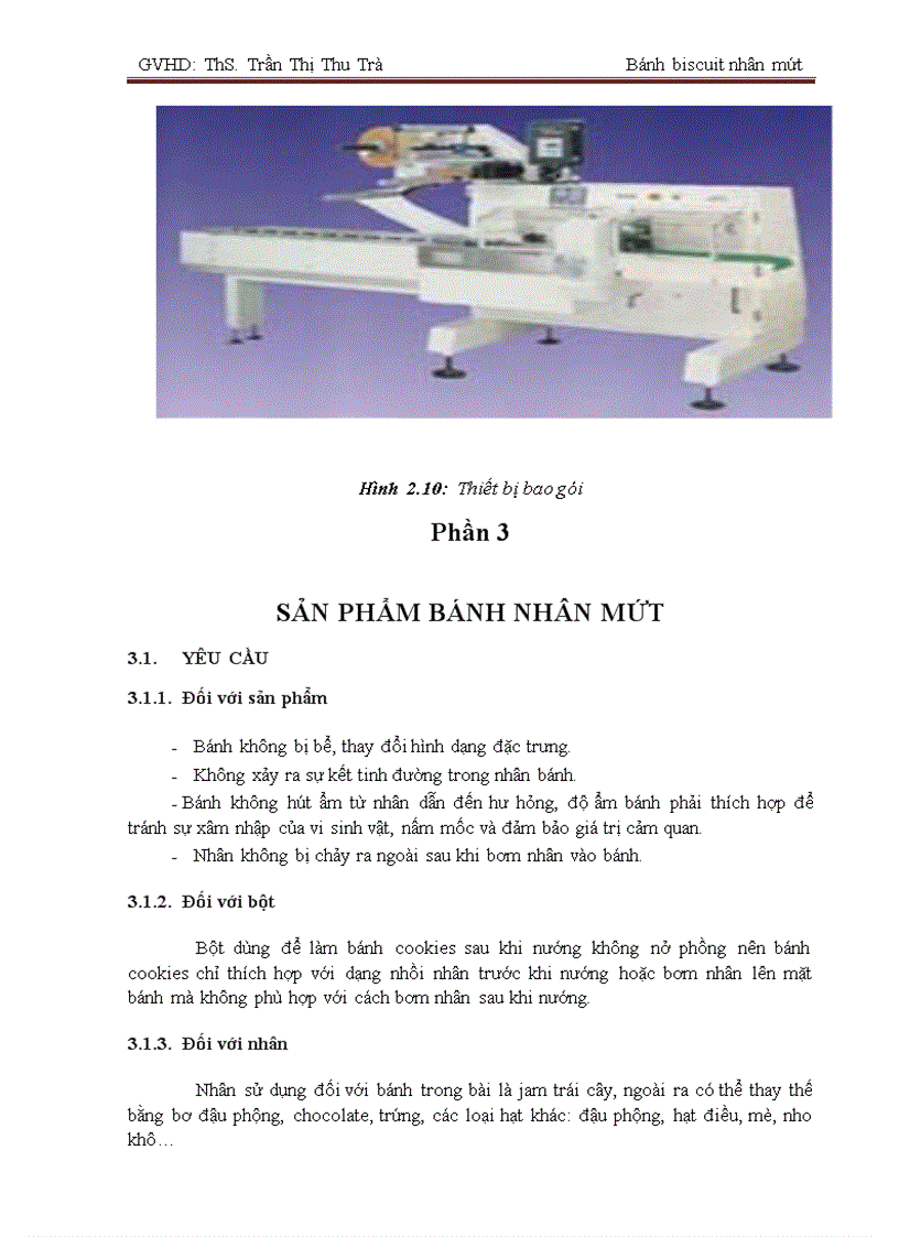 image for page Công nghệ sản xuất bánh nhân mứt