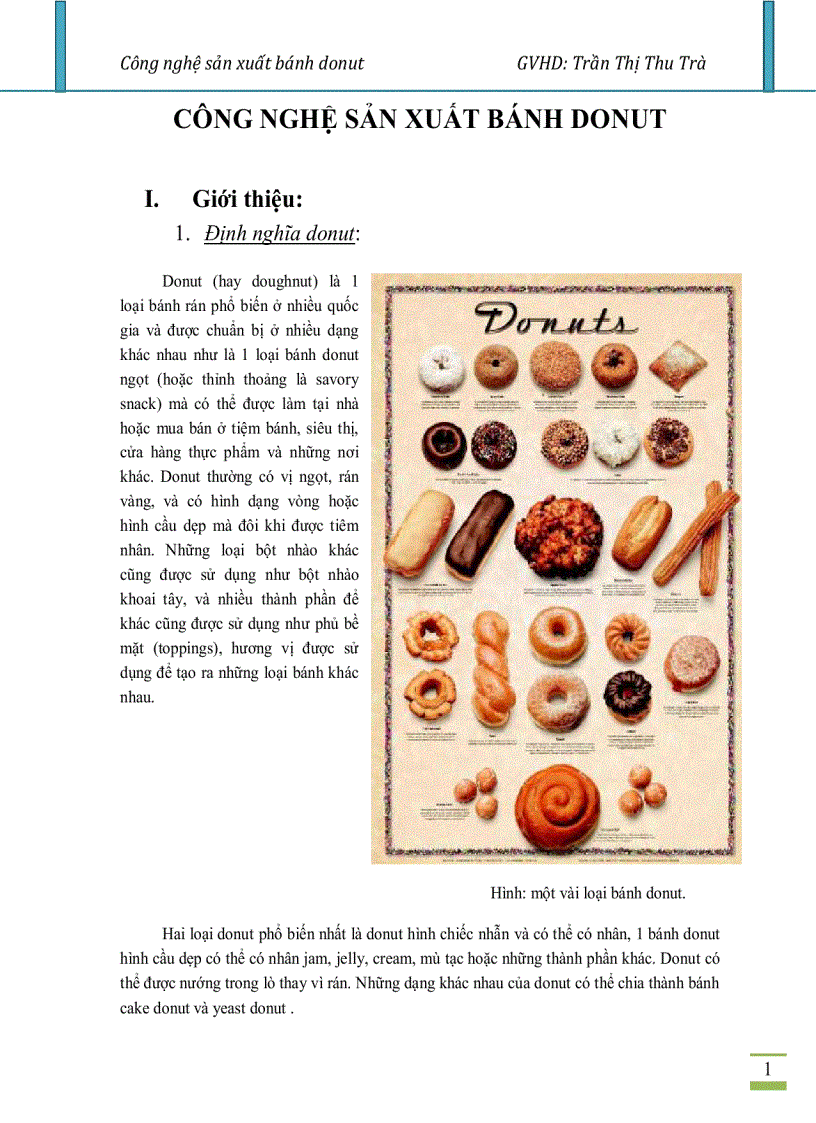 image for page Công nghệ sản xuất bánh Donut hay Doughnut
