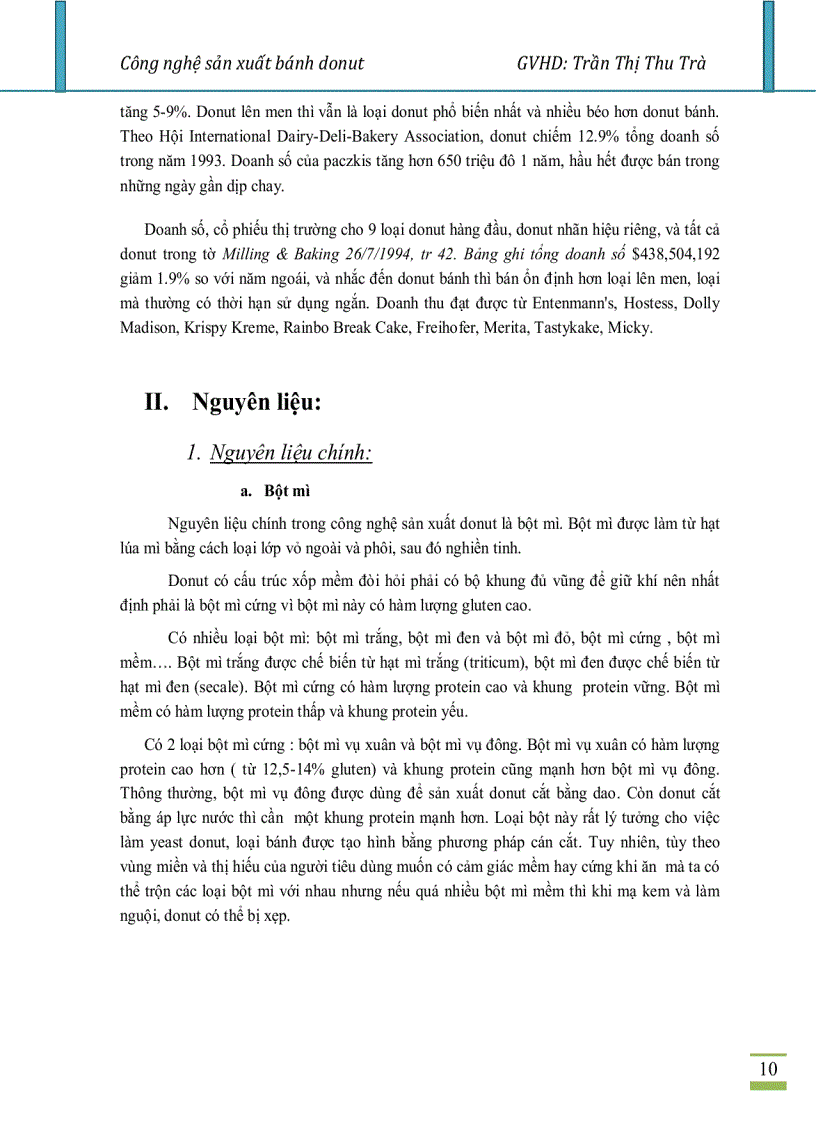 image for page Công nghệ sản xuất bánh Donut hay Doughnut