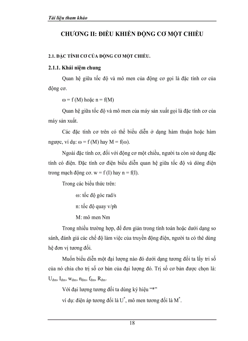 image for page Thiết kế bộ điều khiển động cơ một chiều kích từ độc lập