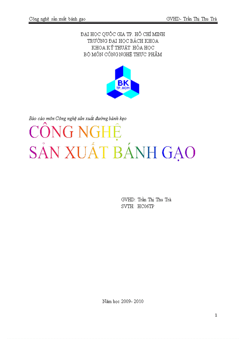 image for page Công nghệ sản xuất bánh gạo 2009 2010