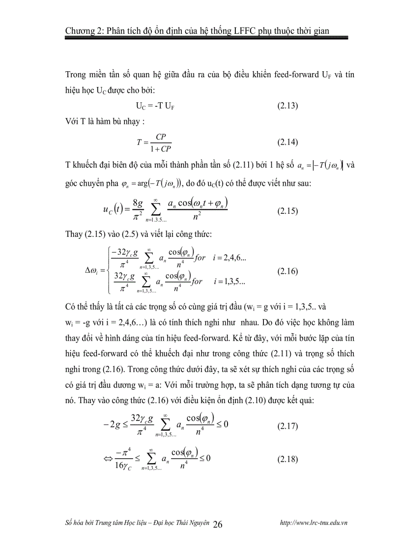 image for page Thiết kế bộ điều khiển Learning FeedForward cho các hệ thống chuyển động điện cơ