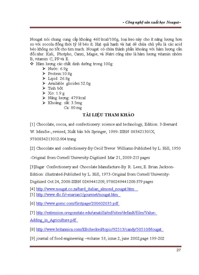 image for page Công nghệ sản xuất kẹo Nougat Pháp hay kẹo Torrone Italy kẹo Turron Tây Ban Nha