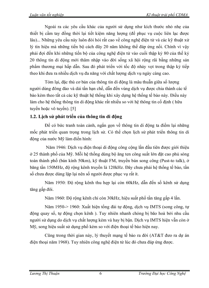 image for page Tìm hiểu kỹ thuật trải phổ cdma trong thông tin di động