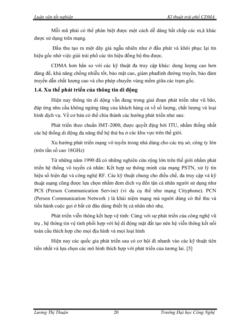 image for page Tìm hiểu kỹ thuật trải phổ cdma trong thông tin di động