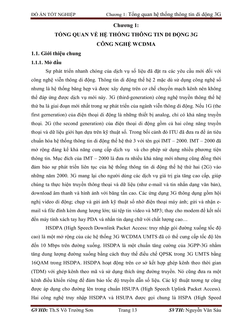 image for page Tổng quan hệ thống thông tin di động 3G công nghệ WCDMA triển khai mạng 3G WCDMA của Viettel