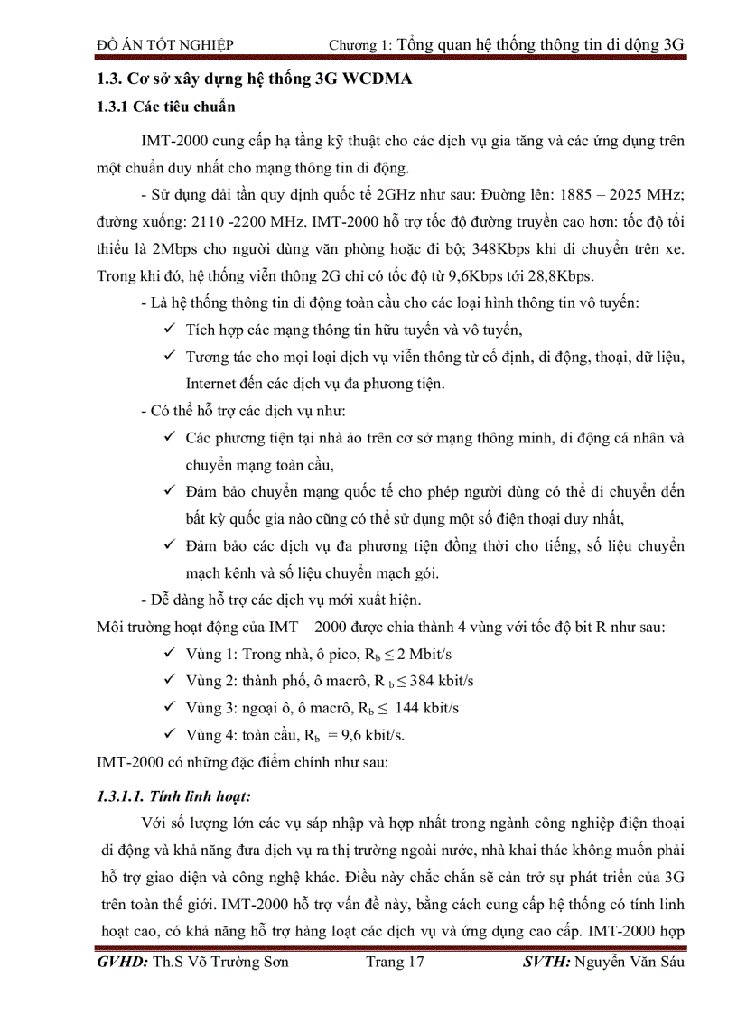 image for page Tổng quan hệ thống thông tin di động 3G công nghệ WCDMA triển khai mạng 3G WCDMA của Viettel