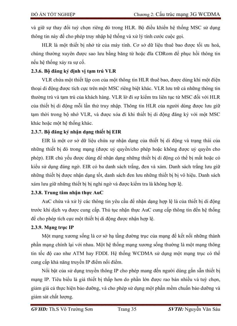 image for page Tổng quan hệ thống thông tin di động 3G công nghệ WCDMA triển khai mạng 3G WCDMA của Viettel