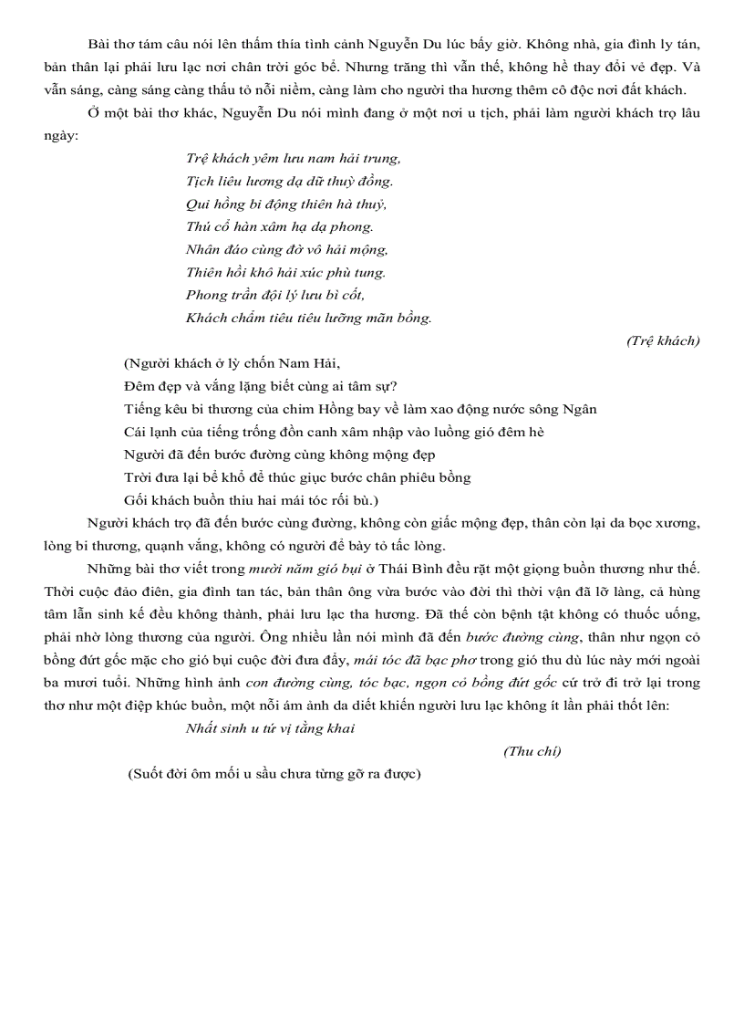 image for page Nguyễn du và con đường hoạn lộ qua thơ chữ hán