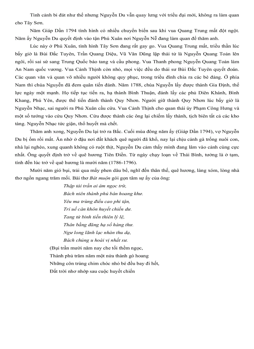 image for page Nguyễn du và con đường hoạn lộ qua thơ chữ hán