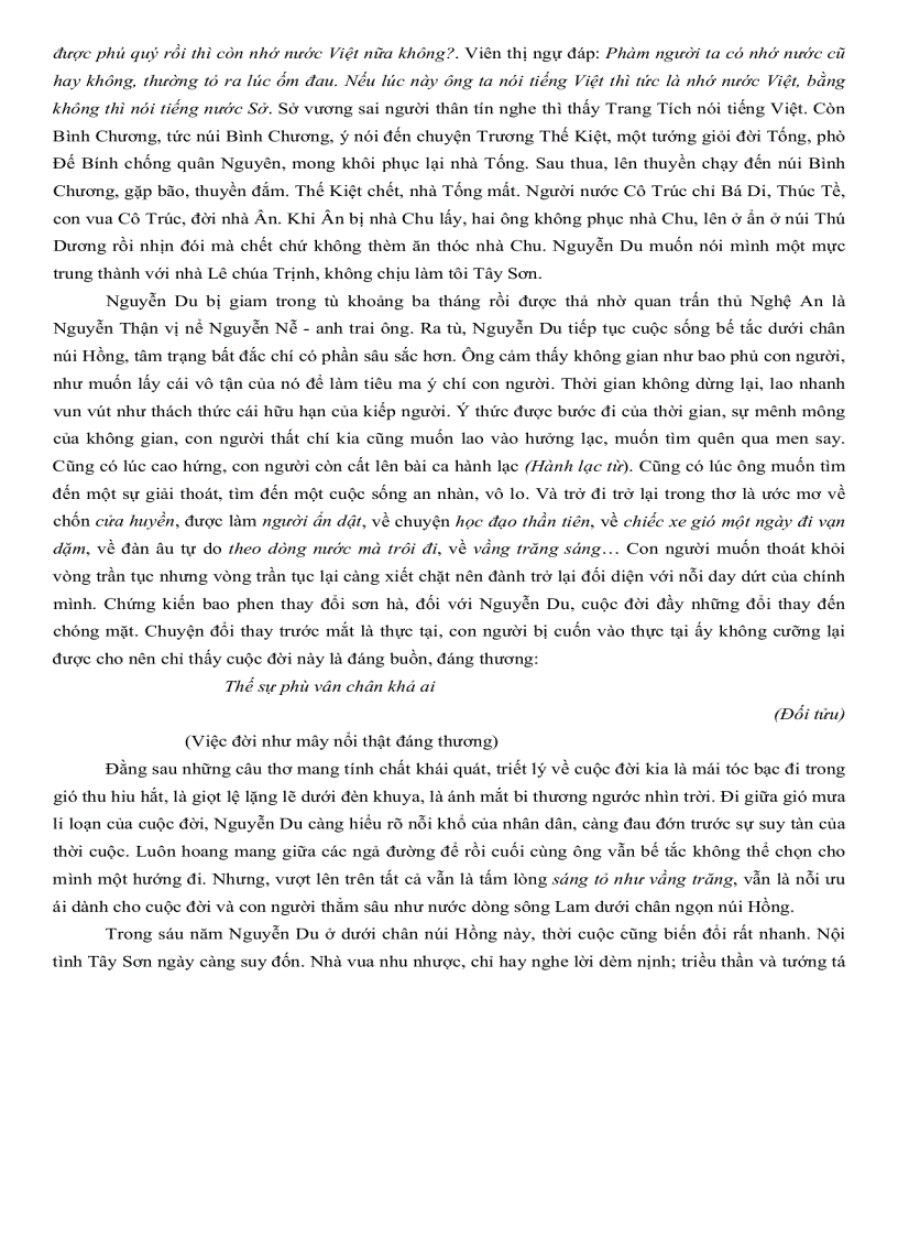 image for page Nguyễn du và con đường hoạn lộ qua thơ chữ hán