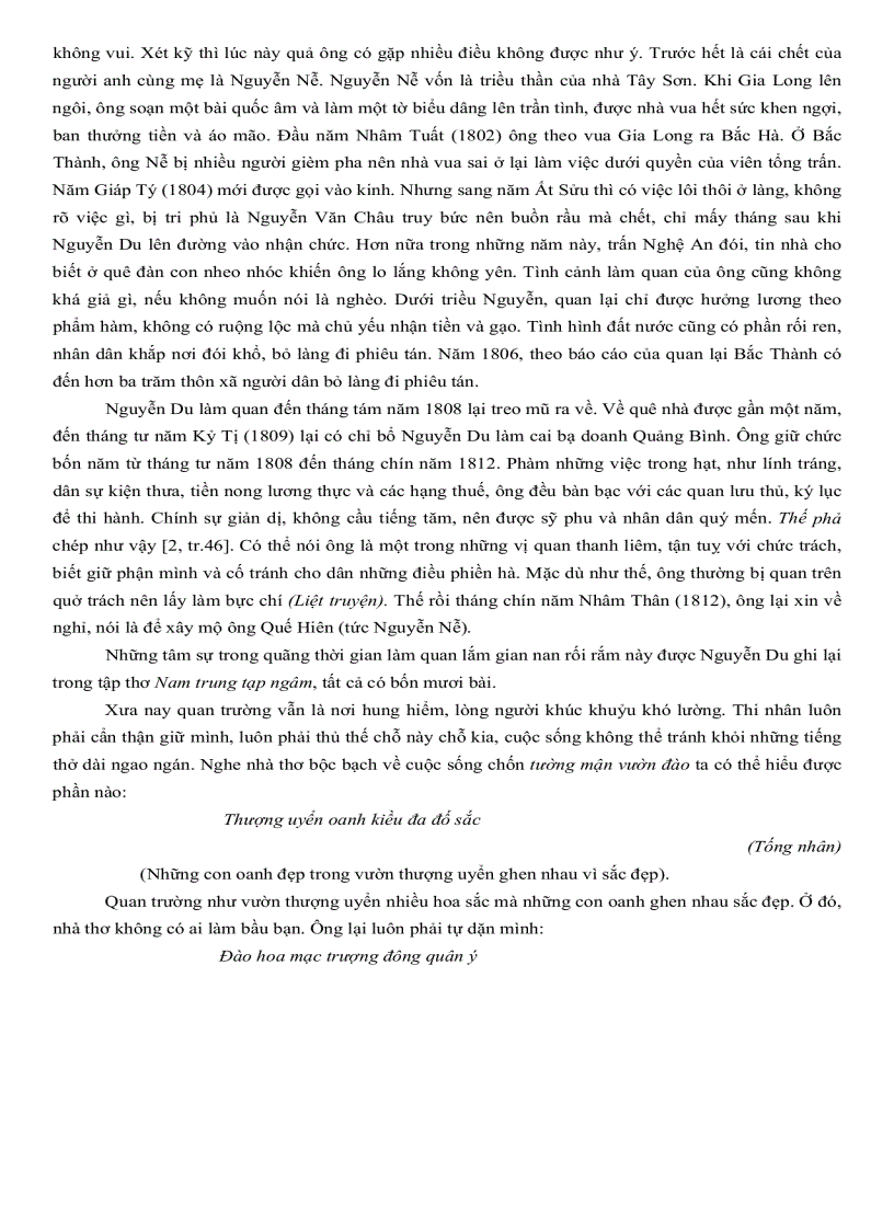 image for page Nguyễn du và con đường hoạn lộ qua thơ chữ hán