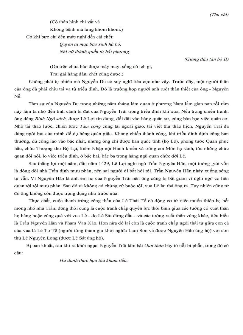 image for page Nguyễn du và con đường hoạn lộ qua thơ chữ hán