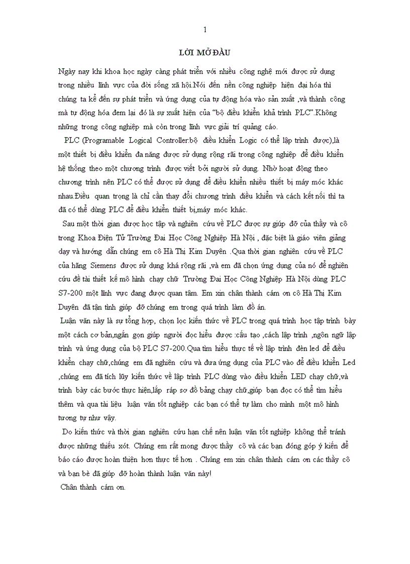 image for page Ứng dụng của PLC vào để điều khiển Led