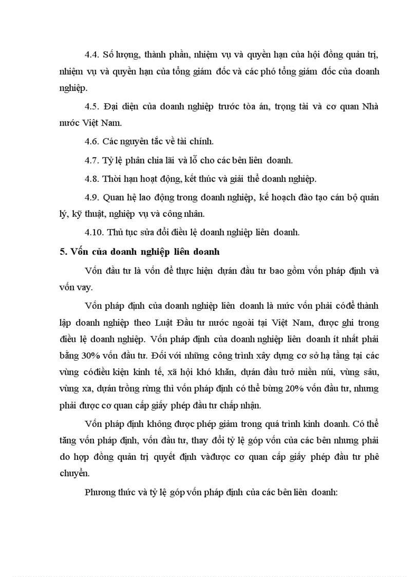 Phân tích một số đặc điểm của doanh nghiệp liên doanh và liên hệ với Tập đoàn Dệt may 19 5