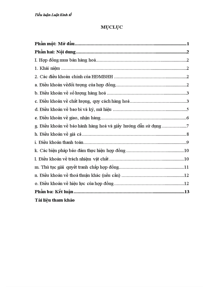 image for page Phân tích những điều khoản chủ yếu trong hợp đồng kinh tế mua bán hàng hoá