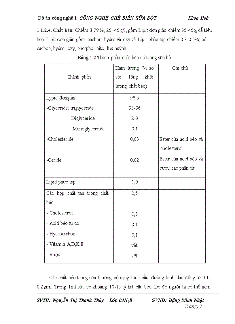 image for page Công nghệ chế biến sữa bột