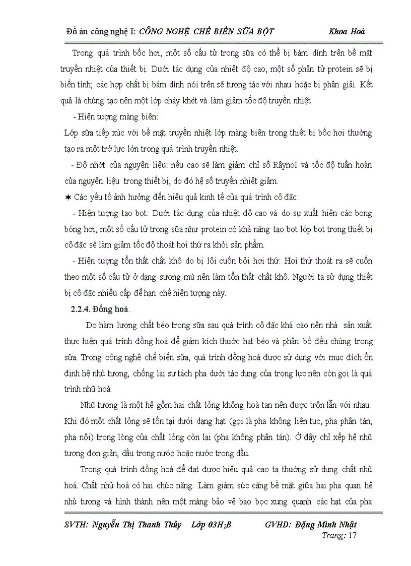 image for page Công nghệ chế biến sữa bột