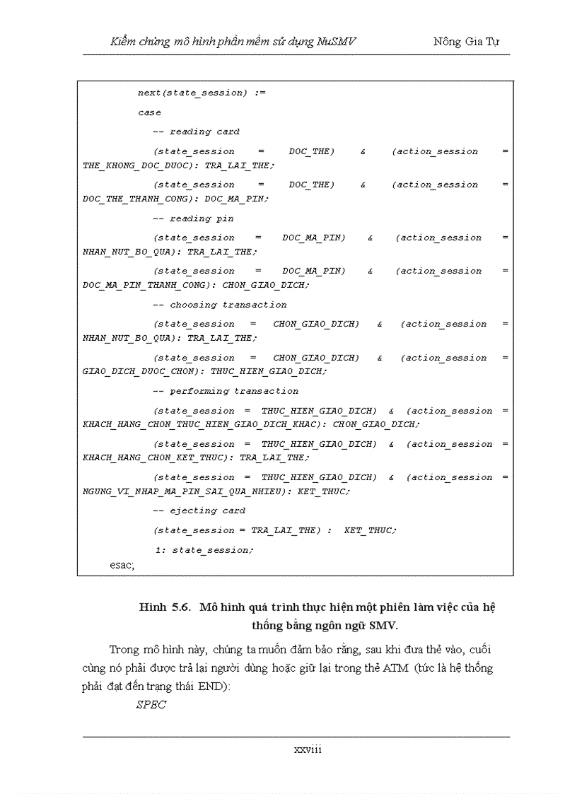 image for page Kiểm chứng mô hình phần mềm sử dụng nusmv
