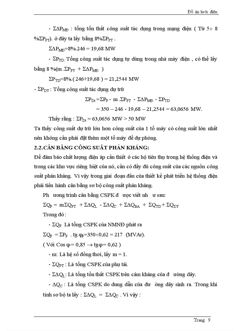 image for page Thiết kế lưới điện khu vực