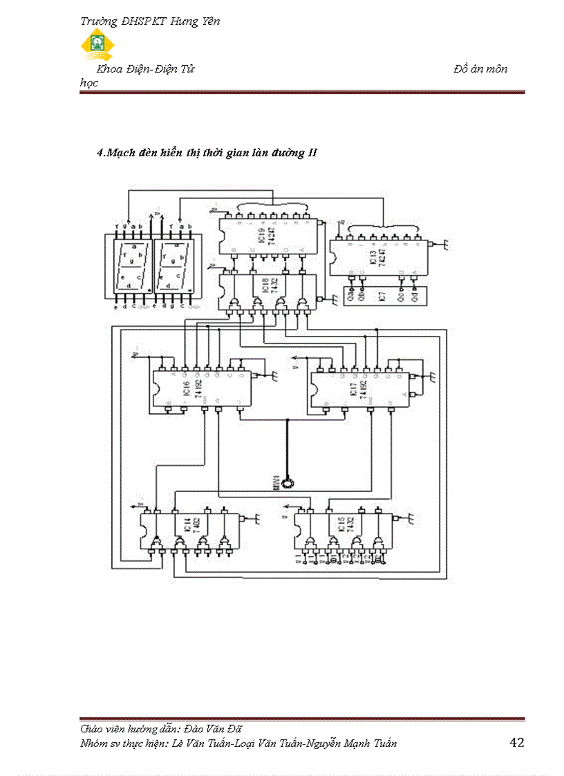 image for page Thiết kế và chế tạo mô hình điều khiển đèn giao thông ngã tư