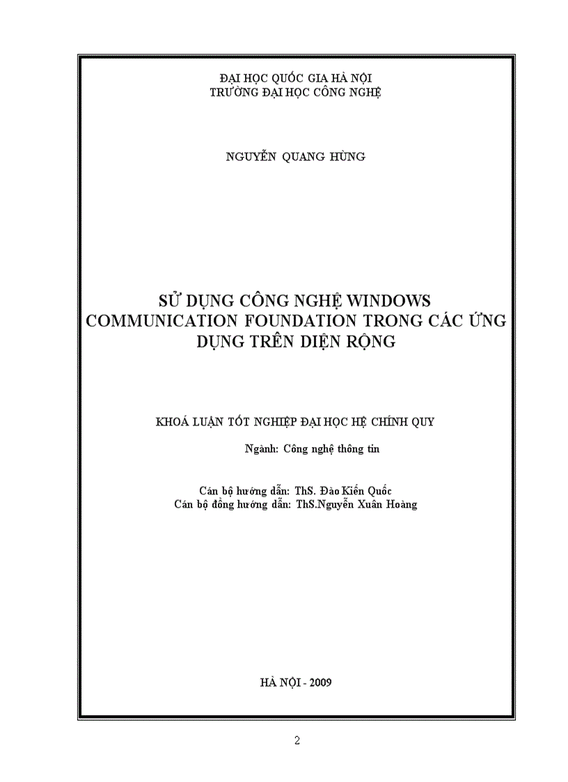 image for page Sử dụng công nghệ windows communication foundation trong các ứng dụng trên diện rộng