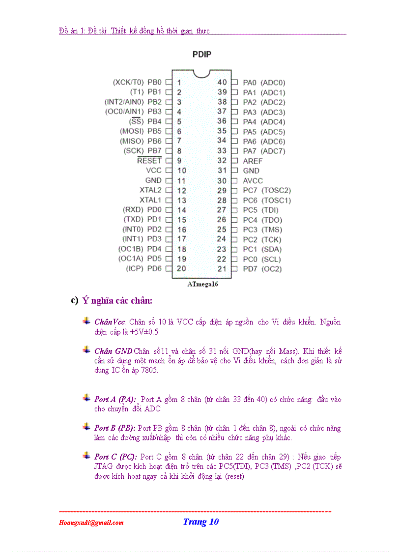 image for page Thiết kế đồng hồ thời gian thực
