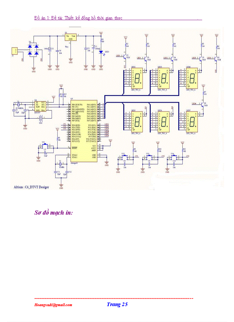image for page Thiết kế đồng hồ thời gian thực