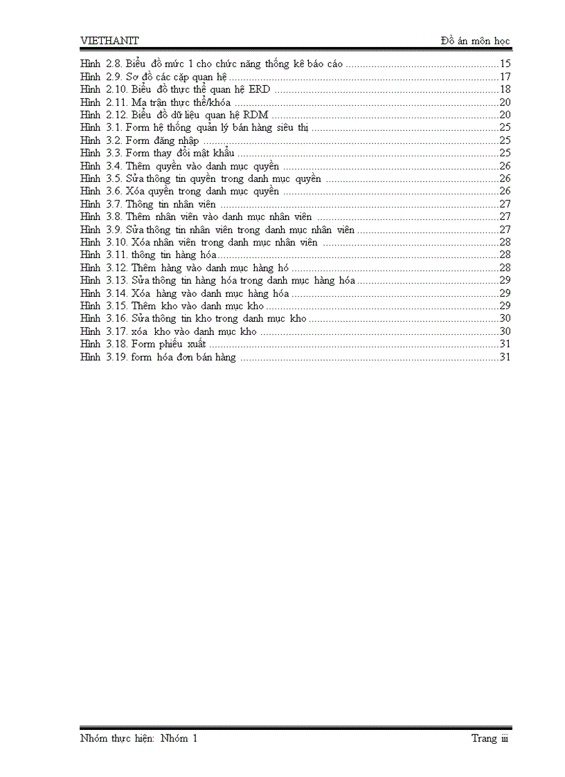 image for page Thiết kế phần mềm quản lý bán hàng ở siêu thị INTIMEX