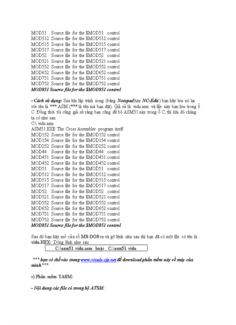 image for page Tìm hiểu IC 89C2051 và mạch nạp chương trình cho IC 89C205