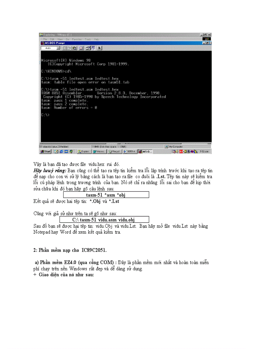 image for page Tìm hiểu IC 89C2051 và mạch nạp chương trình cho IC 89C205