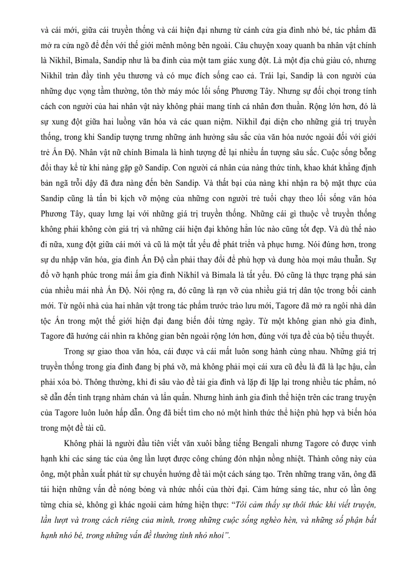 image for page Nghệ thuật kể chuyện trong tiểu thuyết đắm thuyền của rabindranath tagore