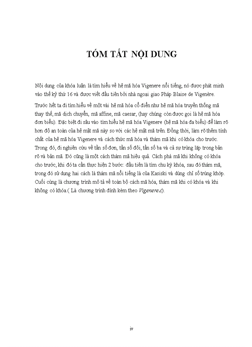 image for page Phân tích hệ thám mã vigenere