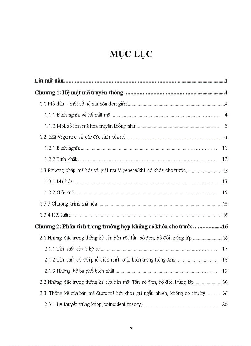 image for page Phân tích hệ thám mã vigenere