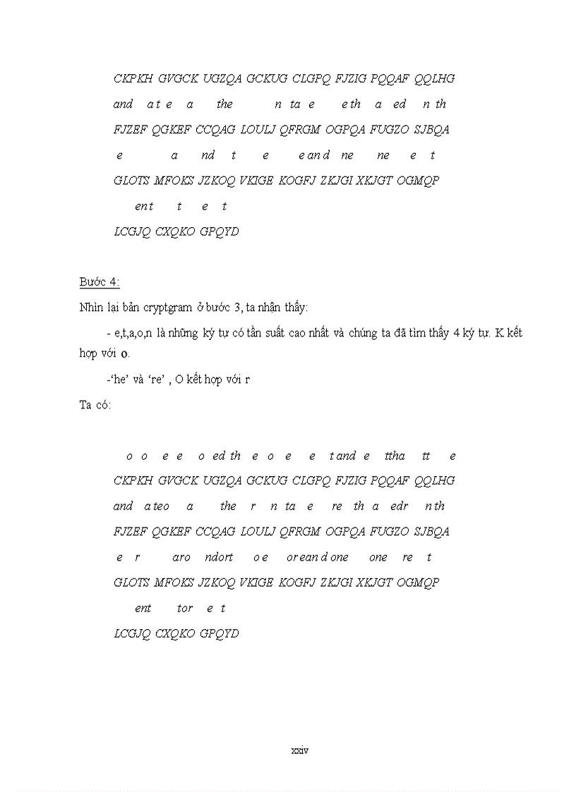 image for page Phân tích hệ thám mã vigenere