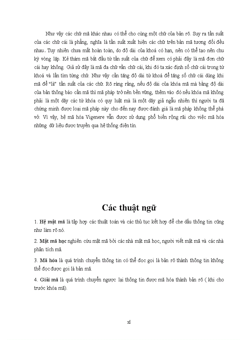 image for page Phân tích hệ thám mã vigenere