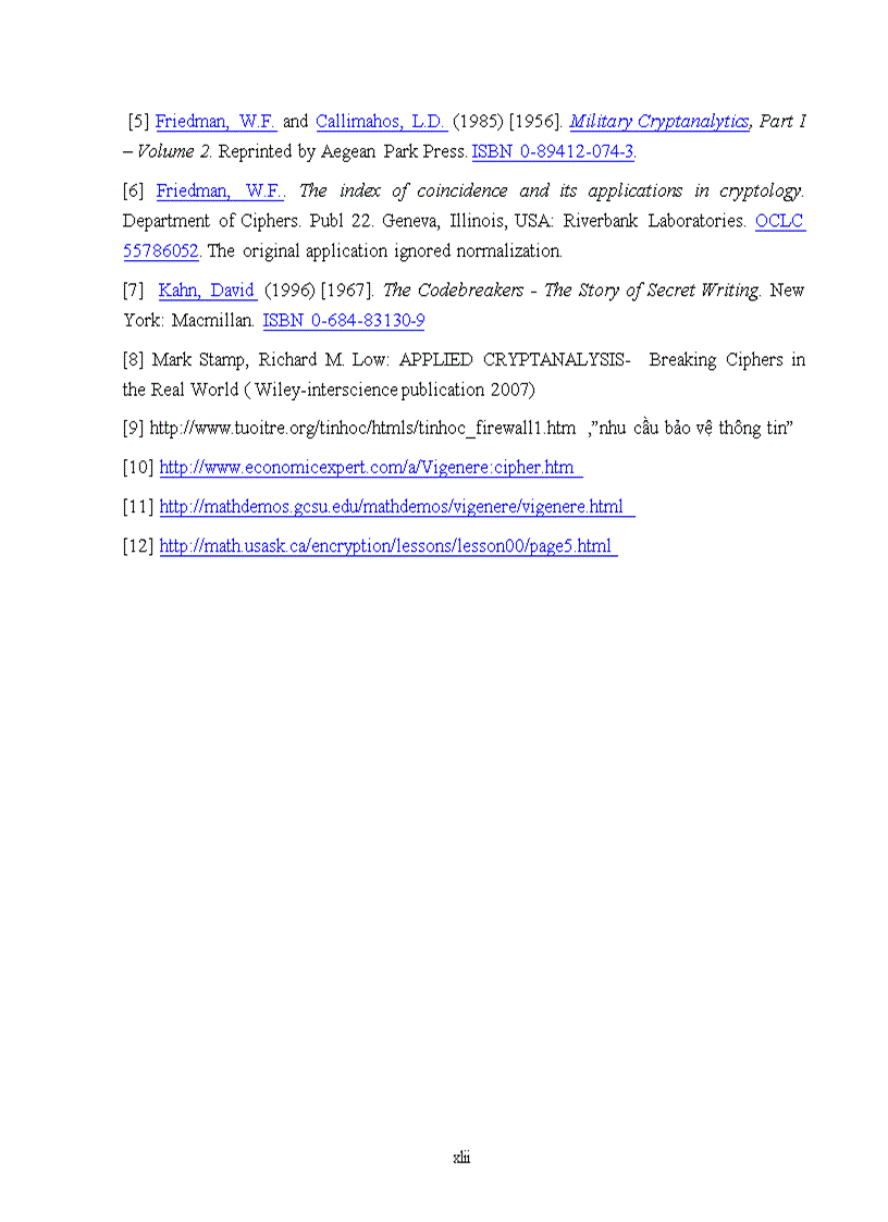 image for page Phân tích hệ thám mã vigenere