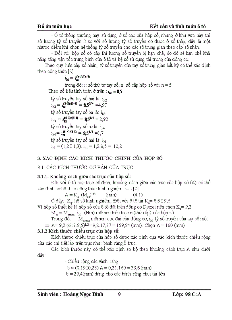 image for page Kết cấu và tính toán ô tô