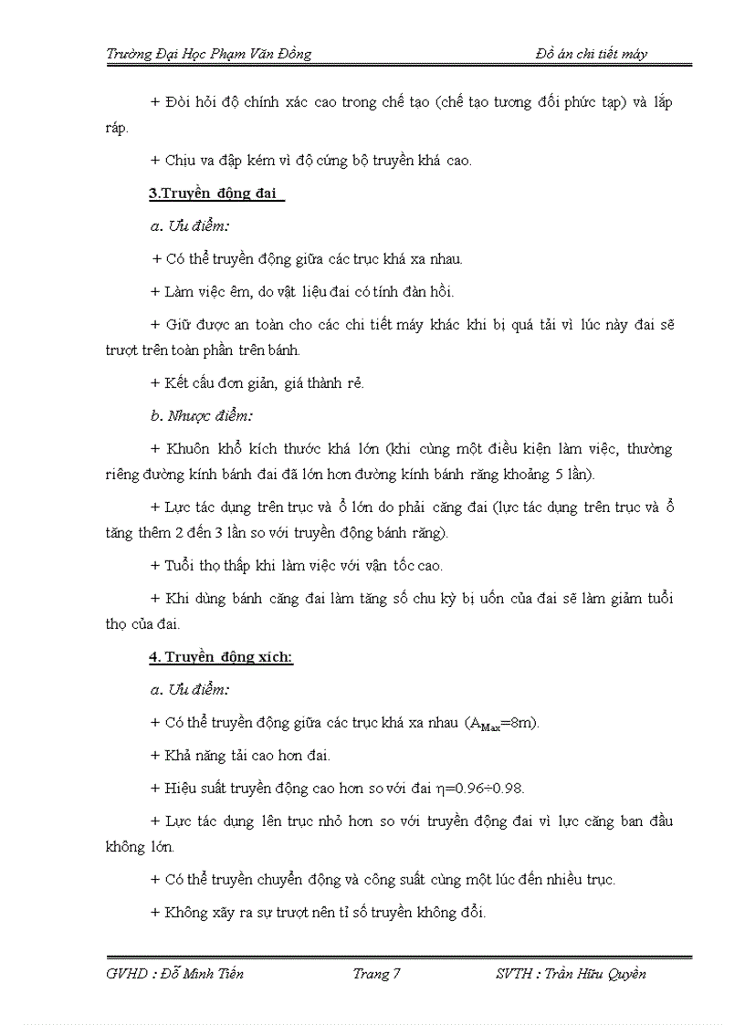 image for page Thiết kế bộ truyền bánh răng thiết kế bộ truyền xích thiết kế bộ truyền đai thiết kế trục then và các bộ phận liên quan