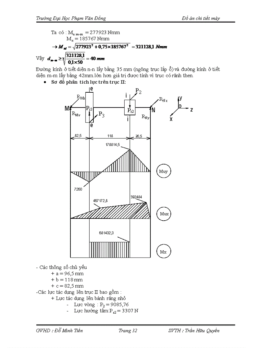 image for page Thiết kế bộ truyền bánh răng thiết kế bộ truyền xích thiết kế bộ truyền đai thiết kế trục then và các bộ phận liên quan