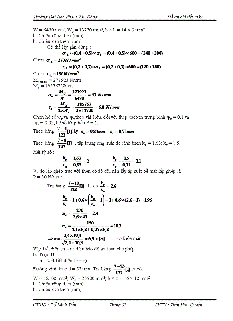 image for page Thiết kế bộ truyền bánh răng thiết kế bộ truyền xích thiết kế bộ truyền đai thiết kế trục then và các bộ phận liên quan
